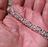 Pagan Silver Byzantine Chain Maille Chain