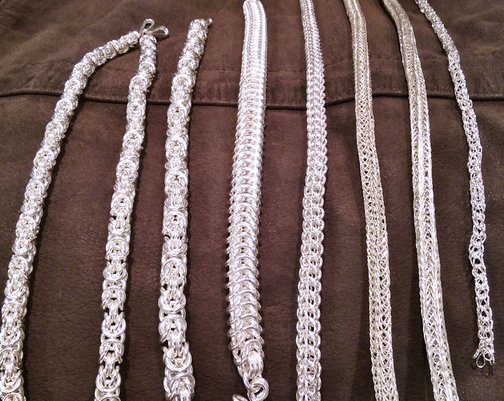 Pagan Silver handmade chains